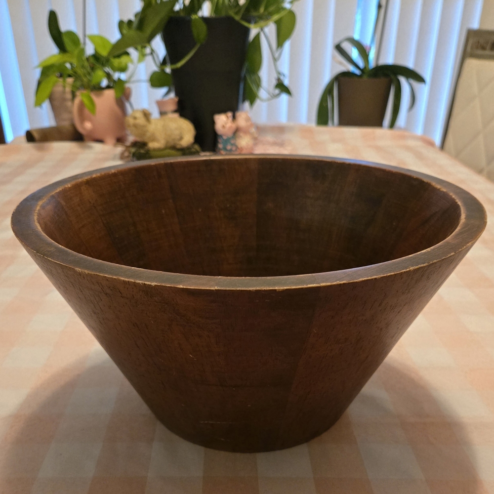 Large Wooden Bowl 11.75"